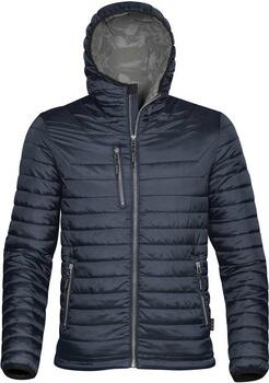 Navyblå m. koksgrå kontrast