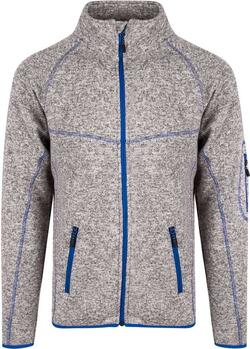 Grå melange og blå