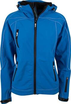 Kornblå m. sorte detaljer