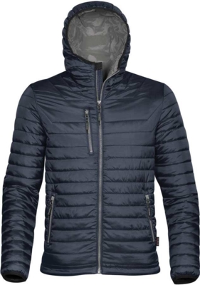 Navyblå m. koksgrå kontrast