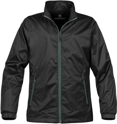 Sort m. grøn lynlås