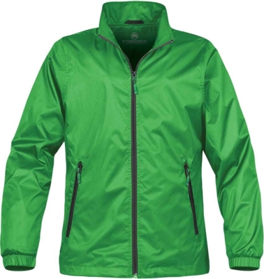 Grøn m. sorte lynlåse