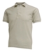 Polo-shirt m. kontrast i hals